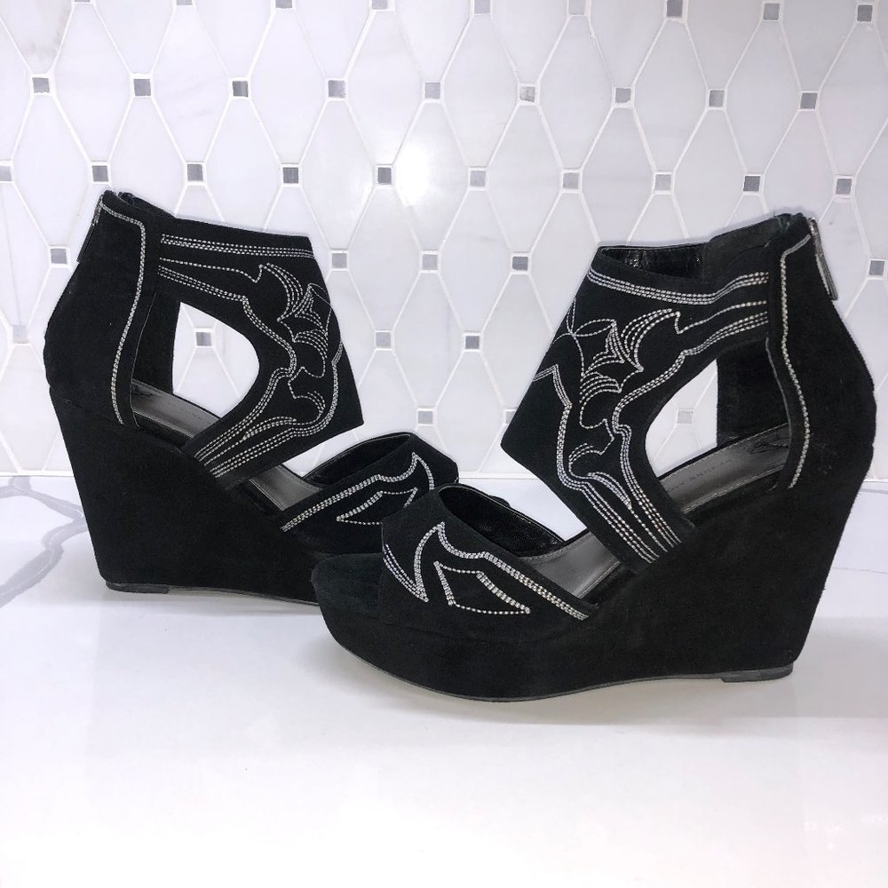 June Ambrose Wedge Platform Sandel